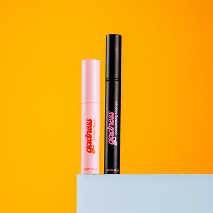 Yin Yang Power, máscara vegana y sérum vegano en un kit ideal para realzar y cuidar tus pestañas.